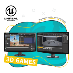 Unreal Engine 4. Игровой движок - КИБЕРшкола программирования для детей, компьютерные курсы для школьников, начинающих и подростков - KIBERone г. Баксан