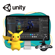 Мир игр на Unity 2D на популярном движке + AI-помощники - КИБЕРшкола программирования для детей, компьютерные курсы для школьников, начинающих и подростков - KIBERone г. Баксан