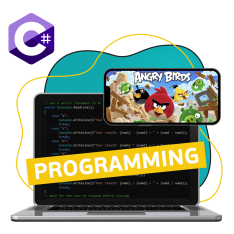 Программирование на C#. Удивительный мир 2D-игр - КИБЕРшкола программирования для детей, компьютерные курсы для школьников, начинающих и подростков - KIBERone г. Баксан