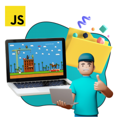 Программирование на JavaScript. Учимся создавать игры! - КИБЕРшкола программирования для детей, компьютерные курсы для школьников, начинающих и подростков - KIBERone г. Баксан