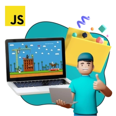 JavaScript + AI. Проектное обучение + геймификация + AI-помощники - КИБЕРшкола программирования для детей, компьютерные курсы для школьников, начинающих и подростков - KIBERone г. Баксан